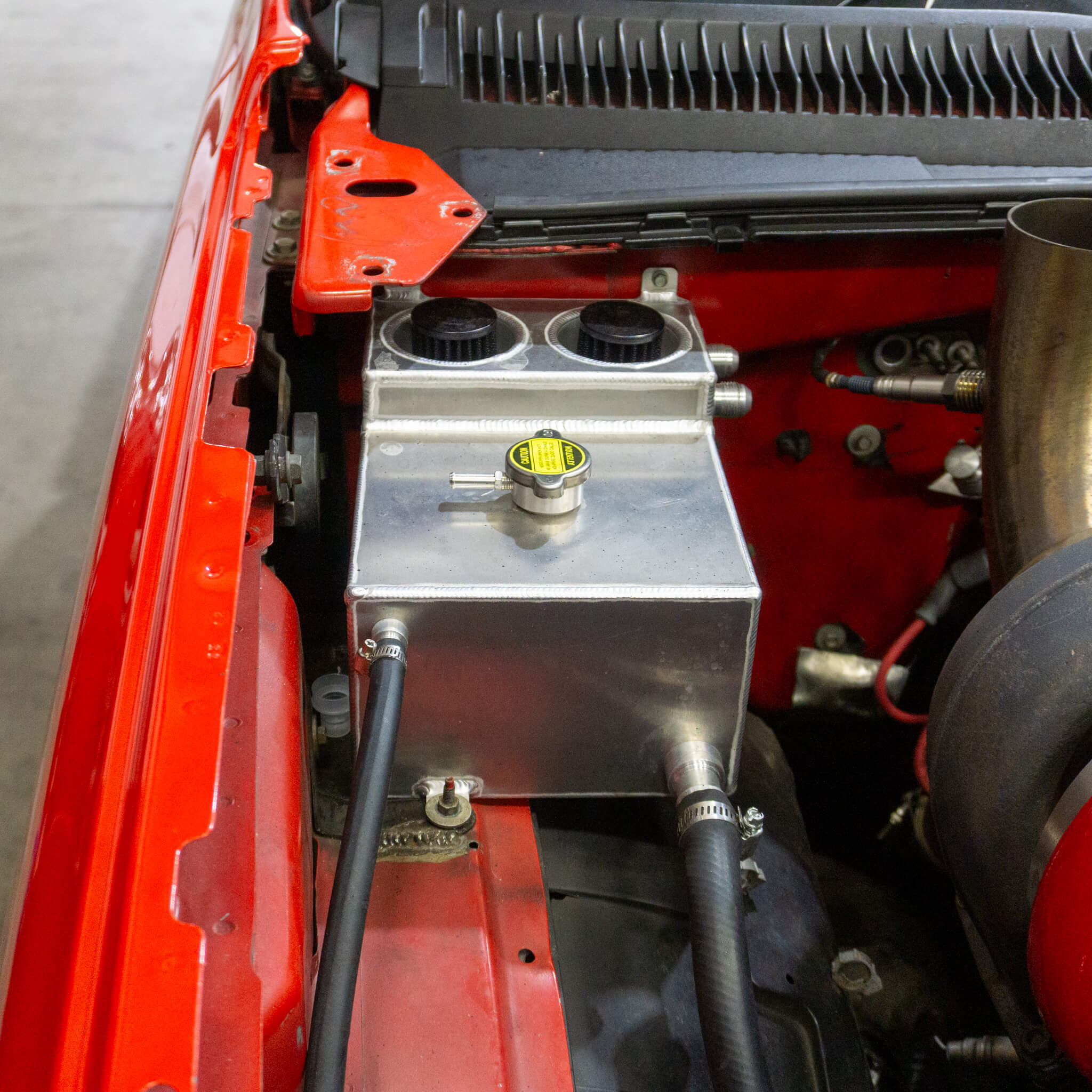 1999-2006 Chevy Silverado / GMC Sierra Coolant Reservoir & Catch Can – LS Swap Compatible - Image 3