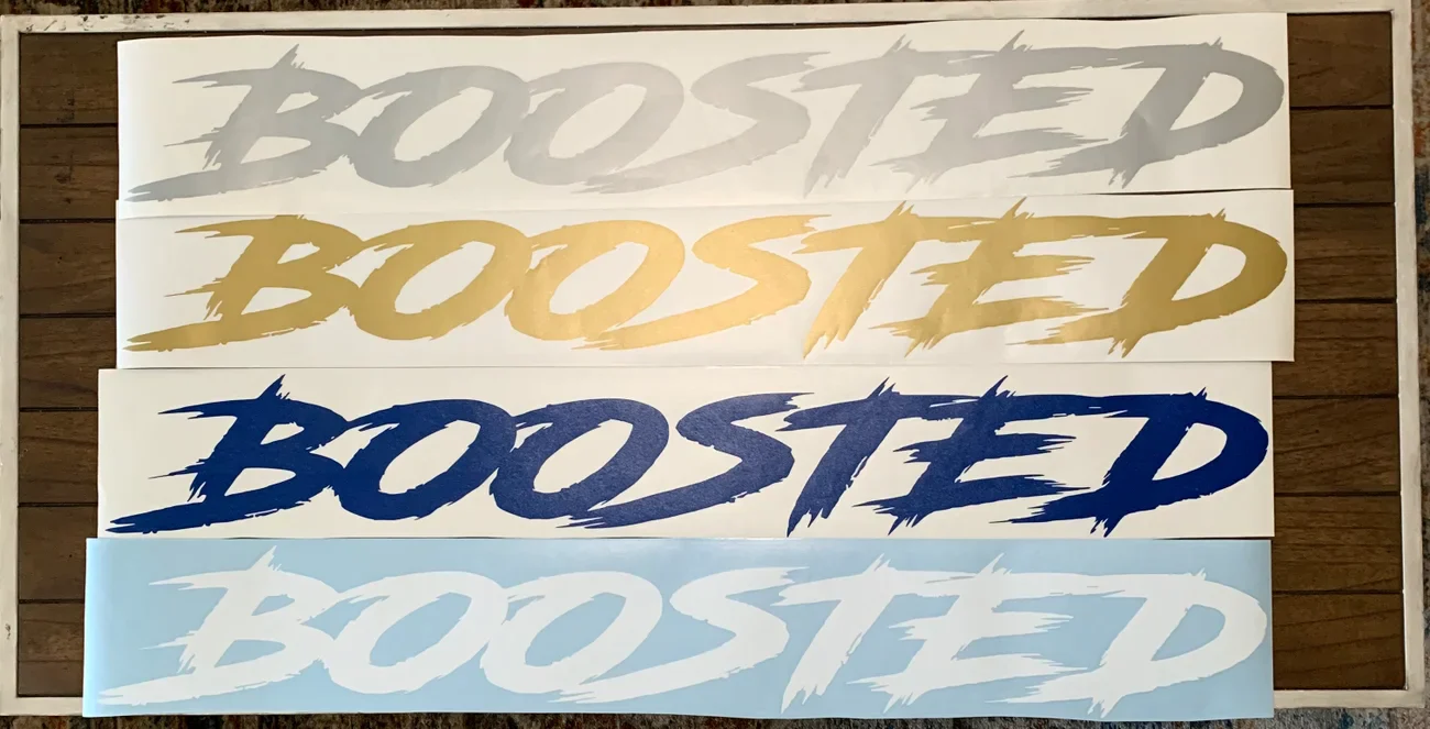 BOOSTED WINDSHIELD DECALS - Image 8