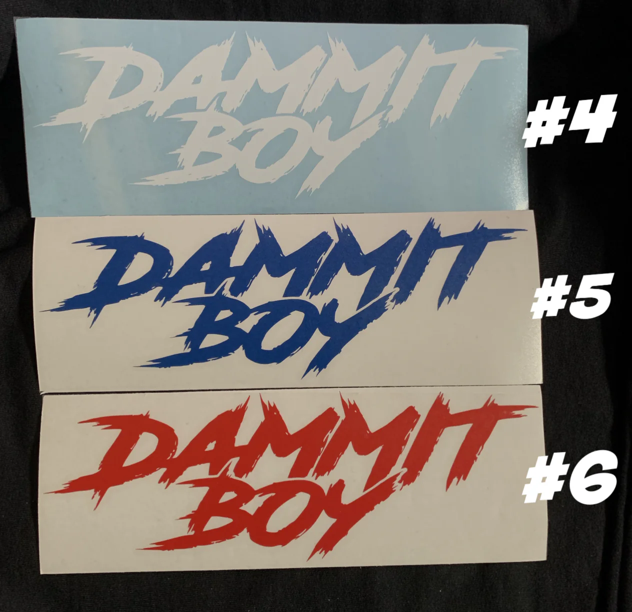 "DAMMIT BOY" DECAL - Image 12