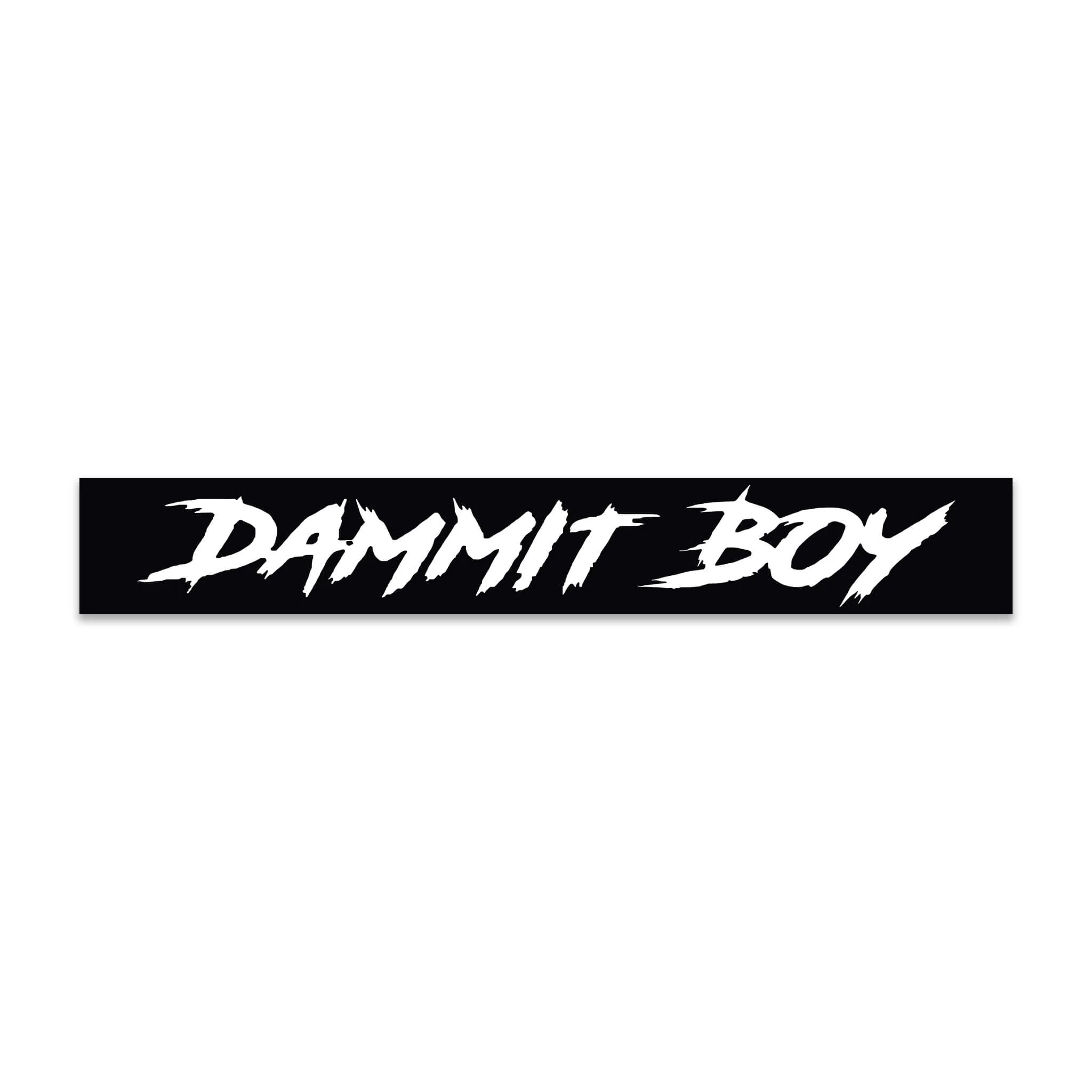 "DAMMIT BOY" WINDSHIELD DECAL - Image 6