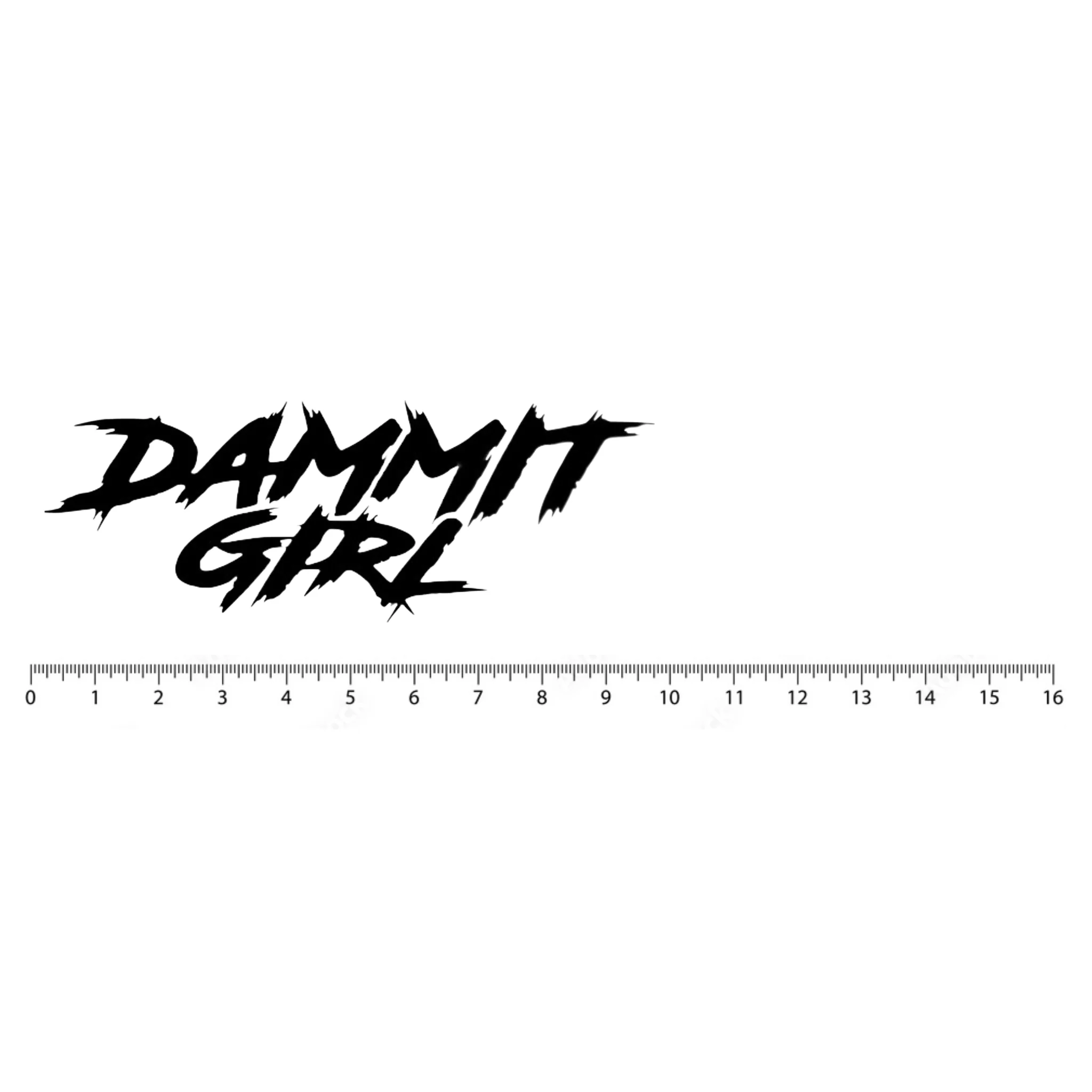 "DAMMMIT GIRL" DECAL - Image 11