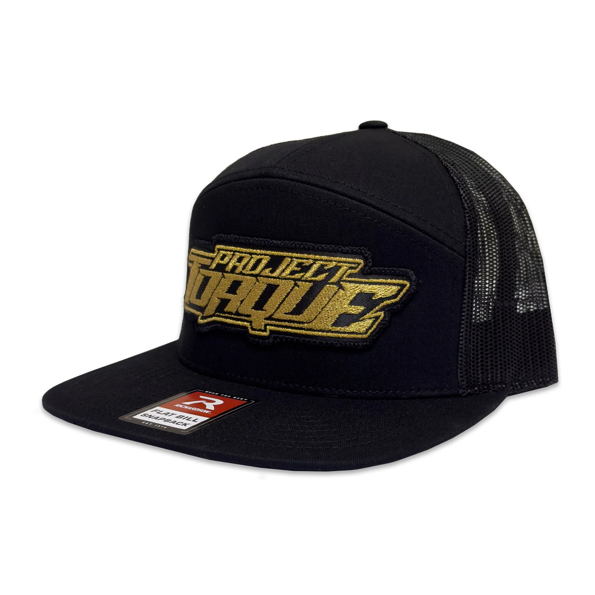 EDGE LOGO MESH SNAPBACK – GOLD - Image 2