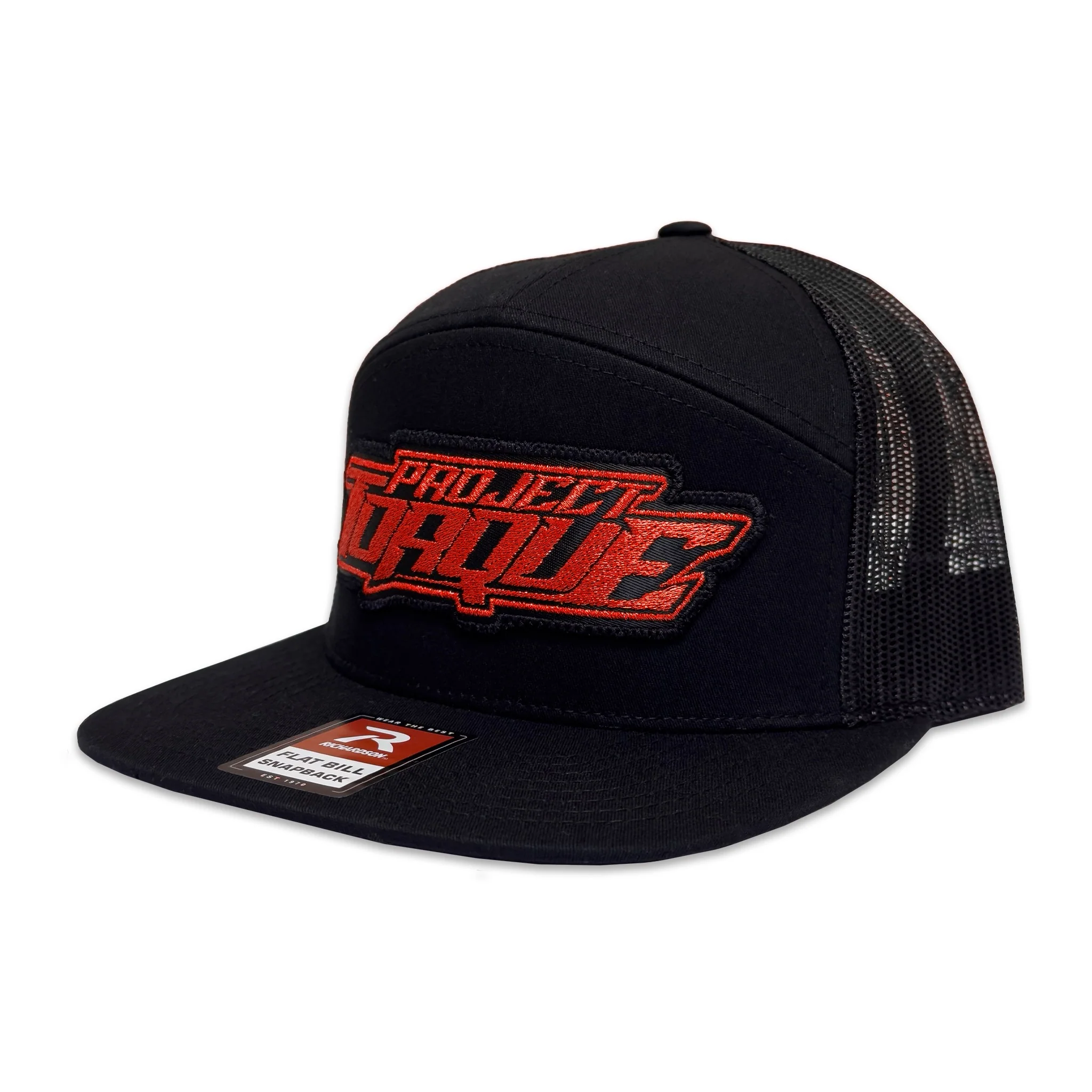 EDGE LOGO MESH SNAPBACK – RED - Image 2