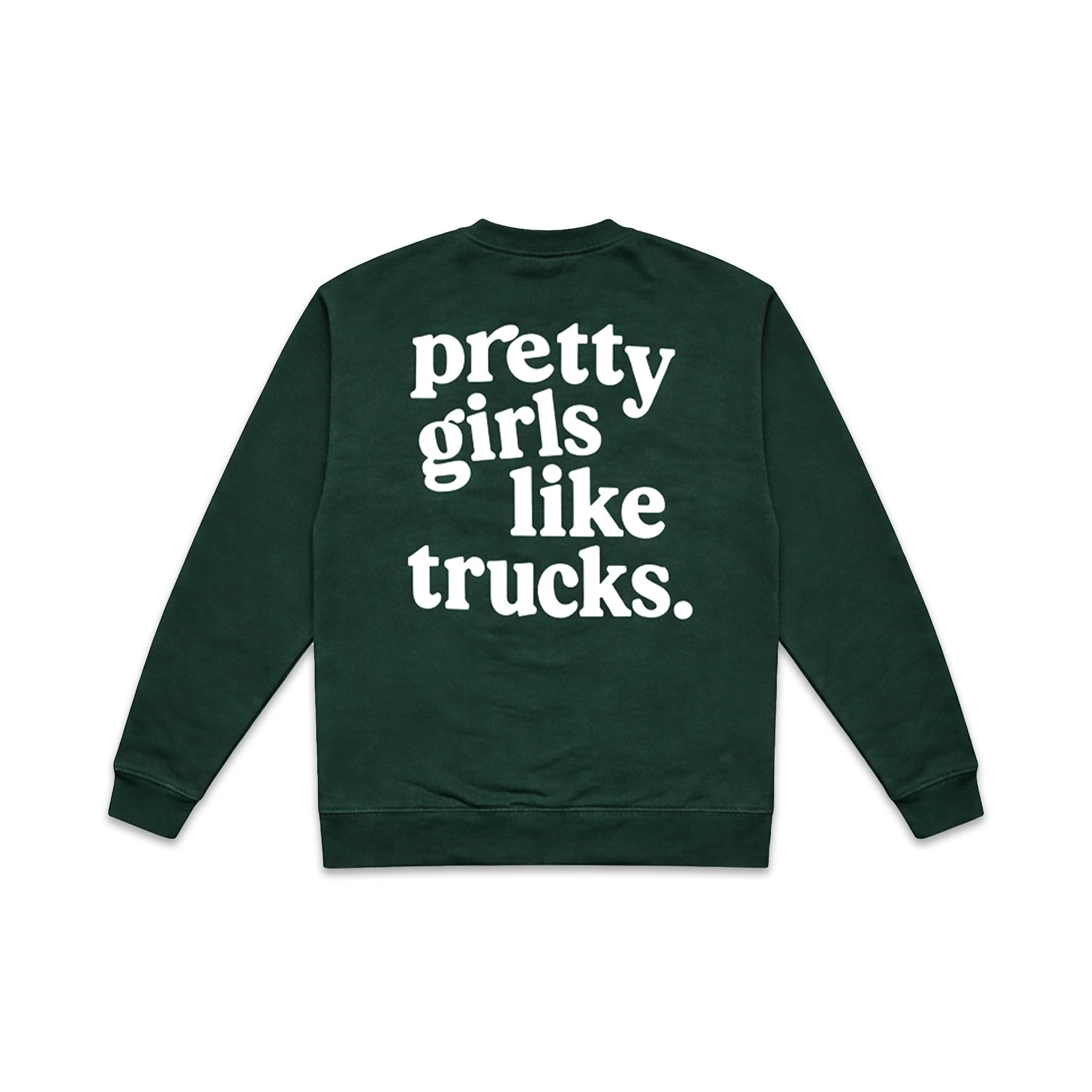 PRETTY GIRLS LIKE TRUCKS CREWNECK - Image 2