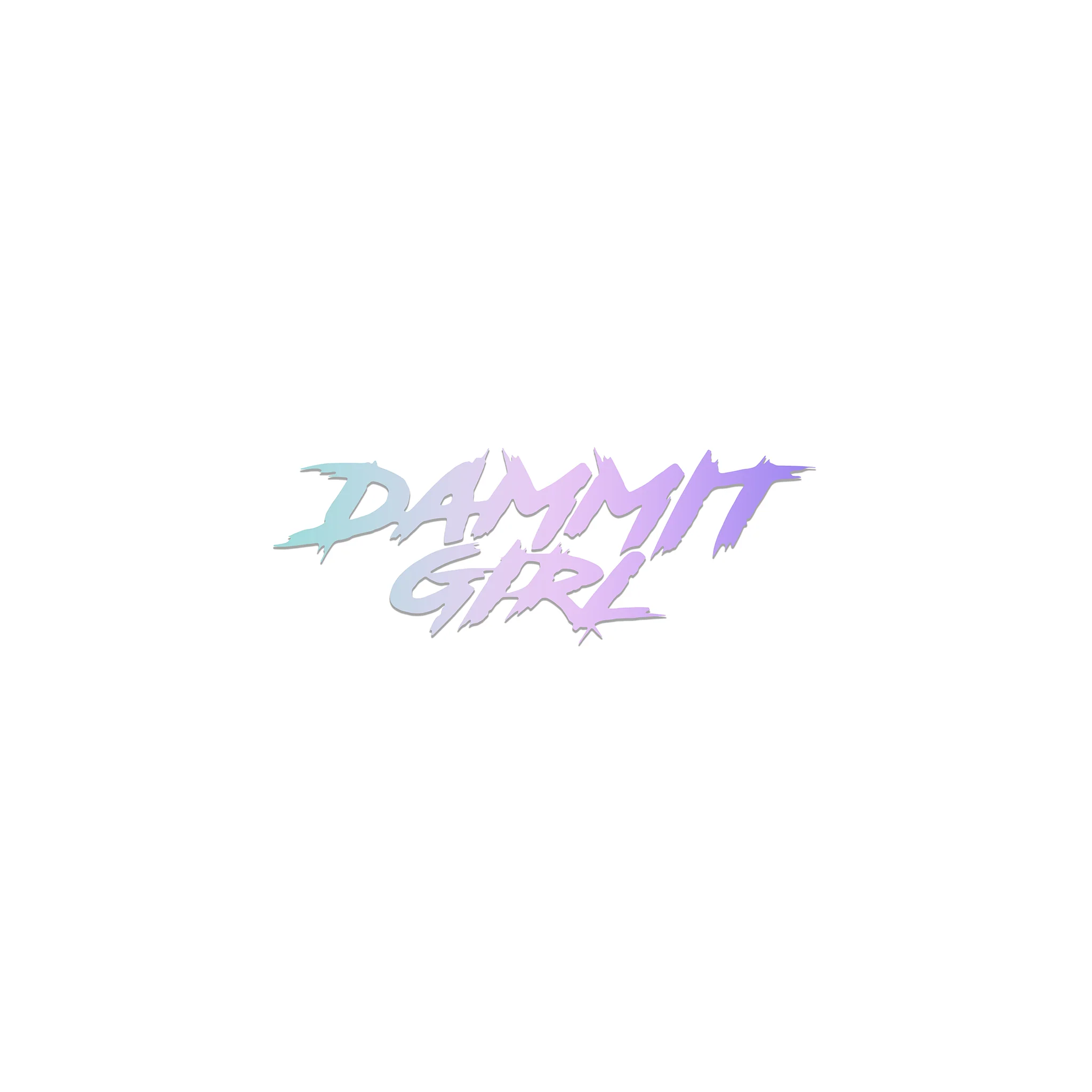 SMALL "DAMMIT GIRL" DECAL - Image 13