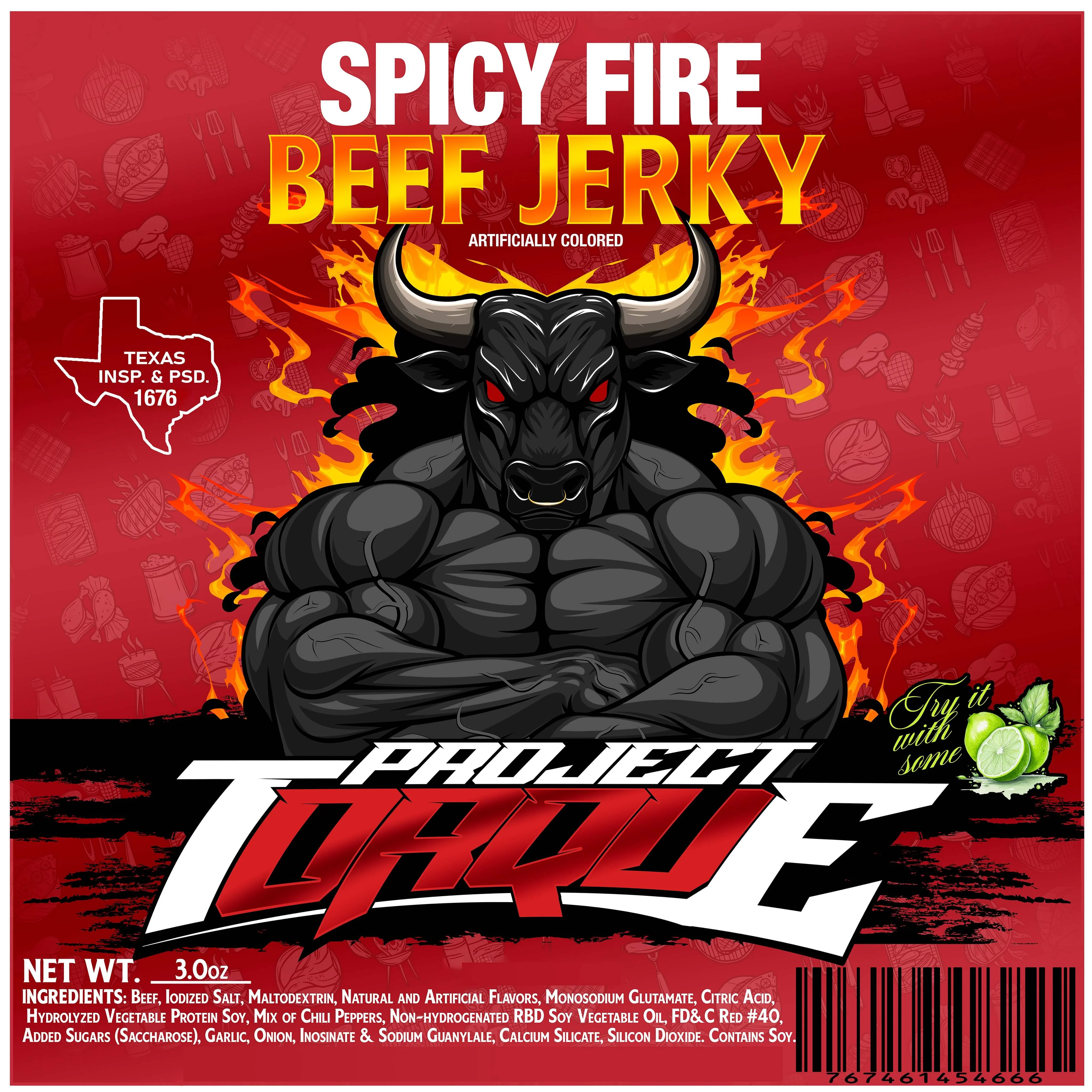 SPICY FIRE BEEF JERKY (CARNE SECA) - Image 4